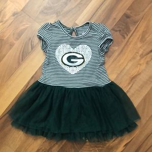 Green Bay Packers Dress 3T